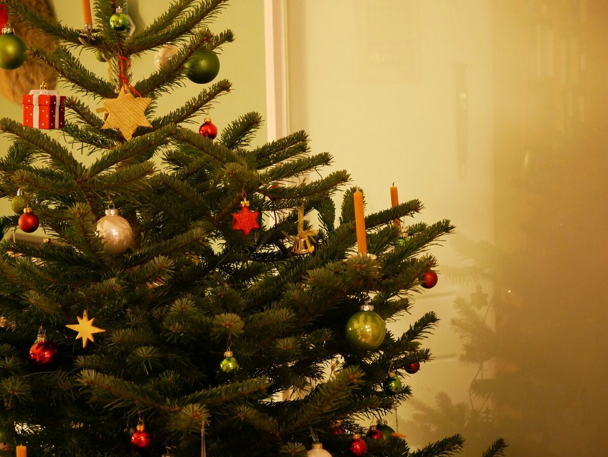 Новогодняя ёлка в интерьере